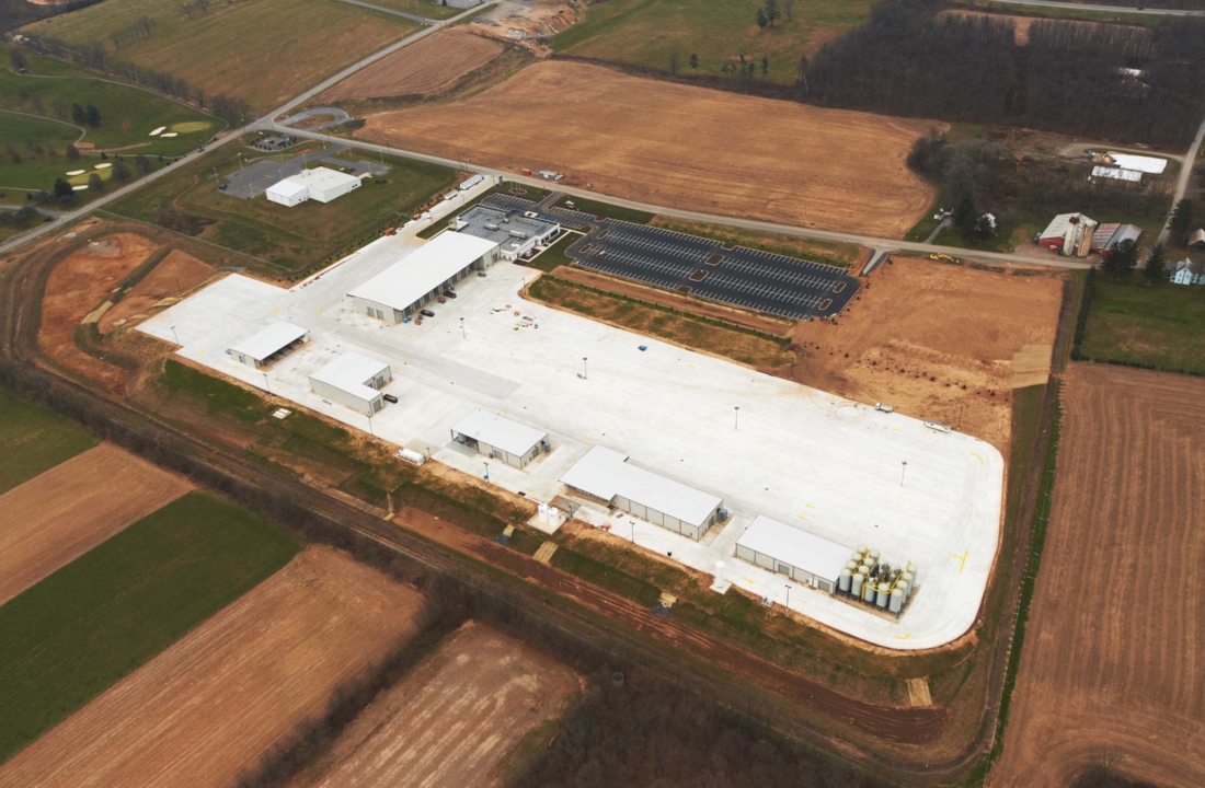Baker Hughes Lamar Pumping Station Aerial PreEngineered