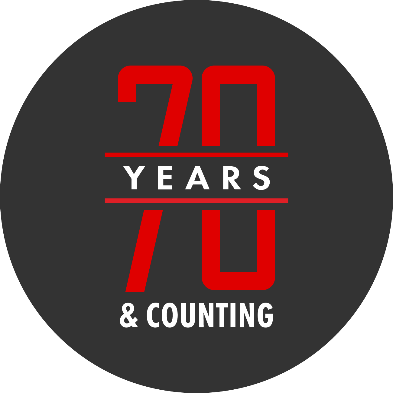 A. Martini & Co. 70 Years Logo and Counting