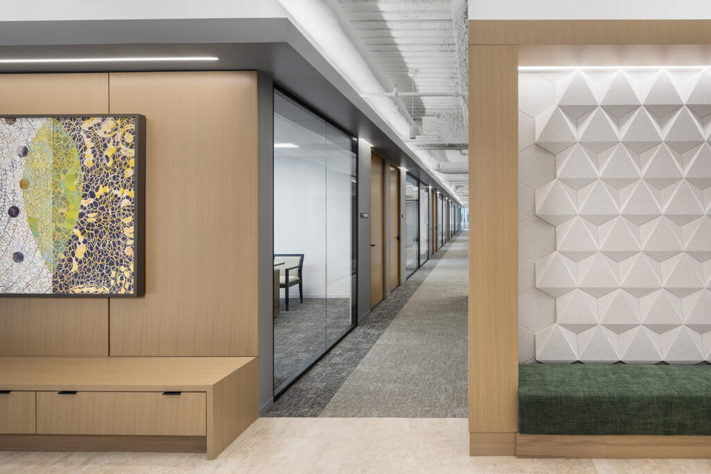 Dickie-McCamey_Interior-Corridor Dickie, McCamey, & Chilcote tenant fit-out project